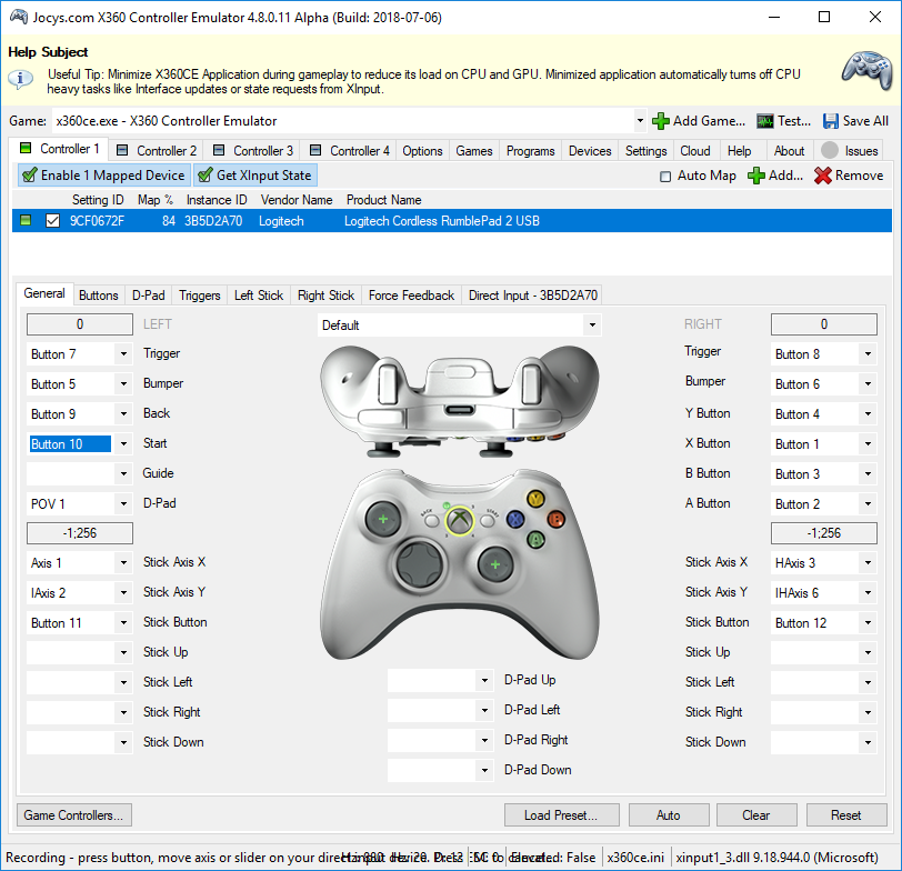 Xbox Controller Emulator